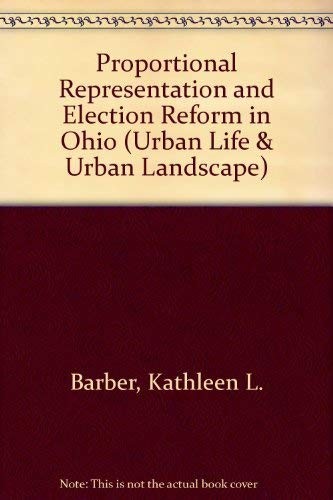 Proportional representation and election reform in Ohio