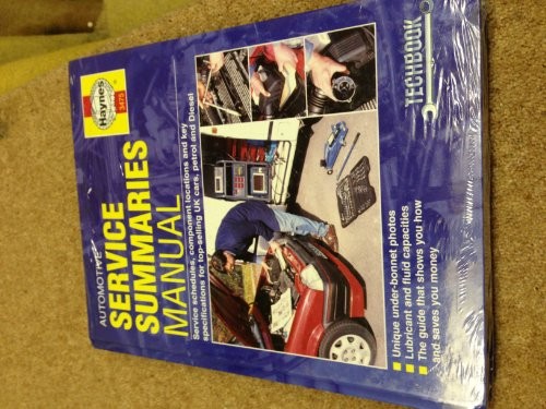 Automotive Service Summaries Techbook