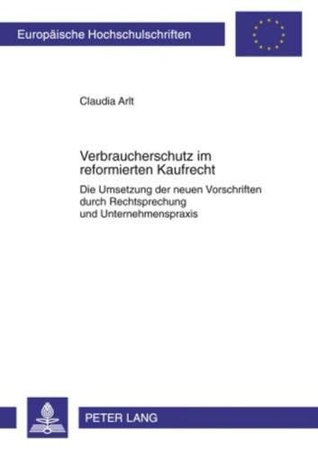 Verbraucherschutz Im Reformierten Kaufrecht