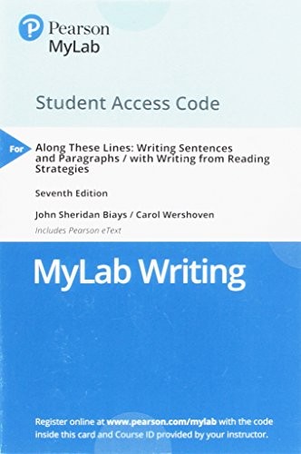MyWritingLab with Pearson EText -- Access Card -- for along These Lines