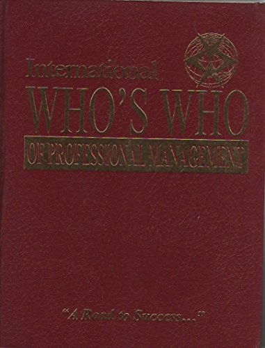 International Who's Who Of Professional Management