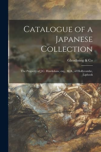 Catalogue of a Japanese Collection
