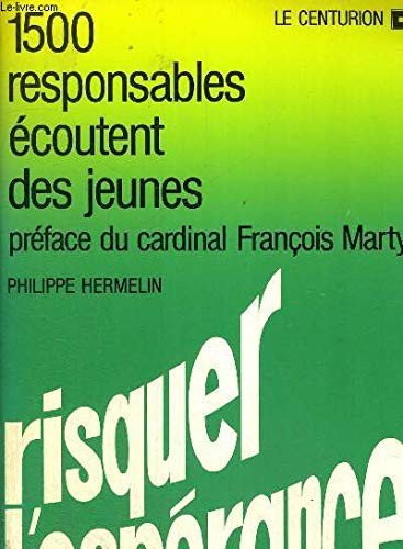 Risquer l'espérance