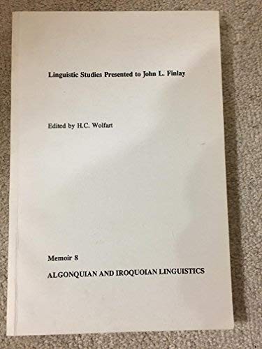Linguistic studies presented to John L. Finlay