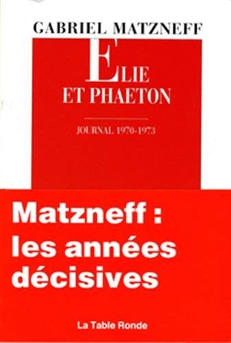 Elie et Phaéton