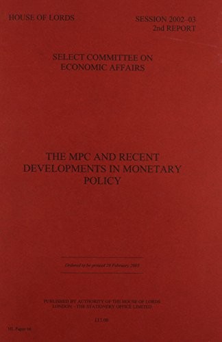 The MPC and recent developments in monetary policy
