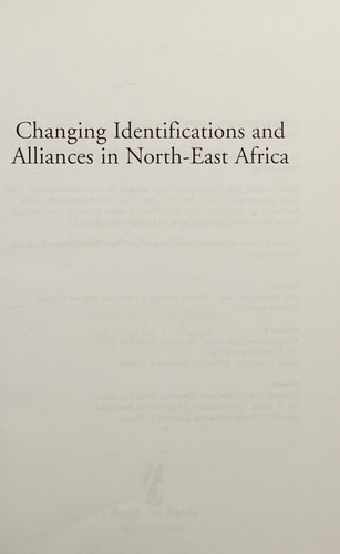 Changing identifications and alliances in North-East Africa