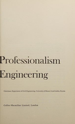 Ethics and professionalism in engineering