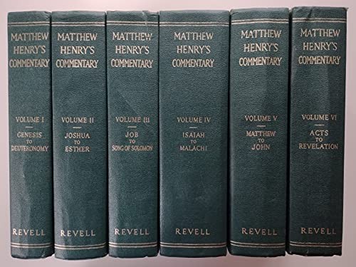 Matthew Henry's Commentary Whole Bible