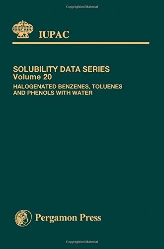 Halogenated benzenes, toluenes, and phenols with water