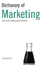 Dictionary of marketing