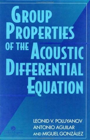 Group properties of the acoustic differential equation