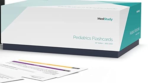 2022-2023 MedStudy Pediatrics Flash Cards