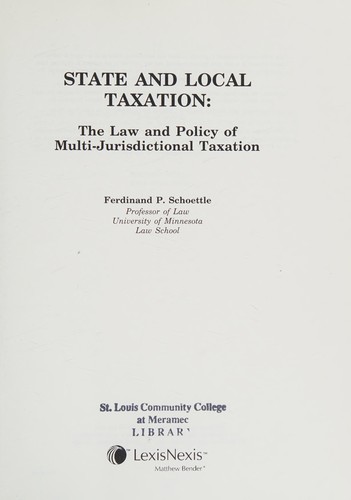 State and local taxation