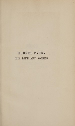 Hubert Parry