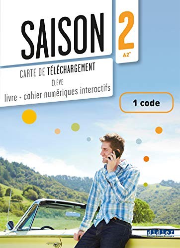 Saison 2 - Carte de téléchargement numerique élève - 1 code