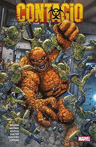 100% marvel coediciones contagio. terror en nueva york