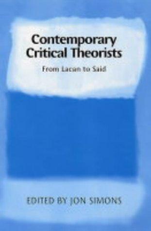 Contemporary Critical Theorists