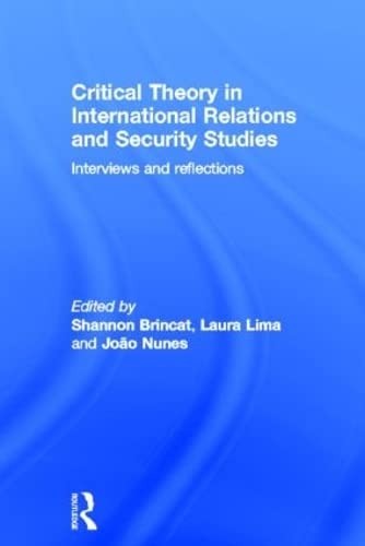 Critical theory in international relations and security studies