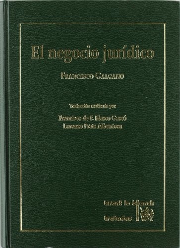 El negocio jurídico