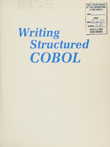 Writing structuredCOBOL