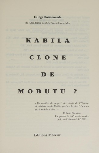 Kabila, clone de Mobutu?