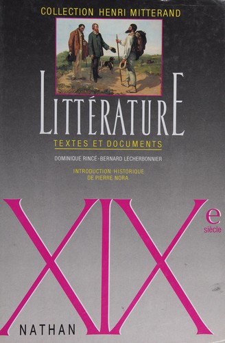 Littérature XIXe siècle