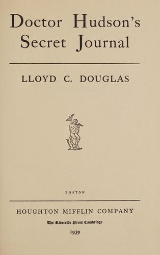 Doctor Hudson's secret journal