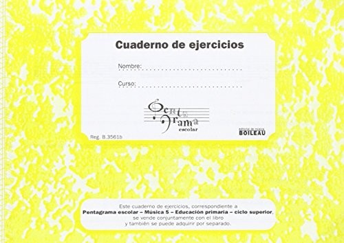 Pentagrama Escolar 5 - CD + Cuarderno de ejercicio