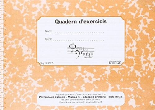 Pentagrama Escolar 4 - CD + Quadern d'exercicis