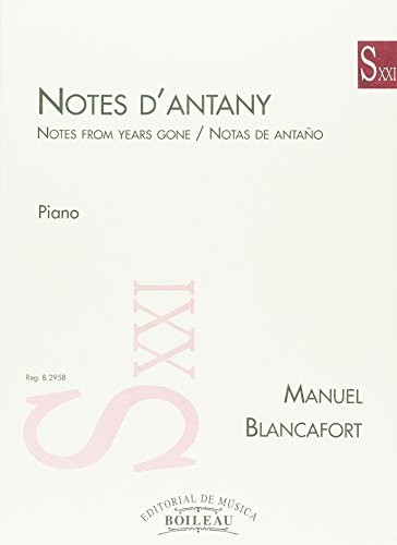 Notes d'antany - Notas de antaño