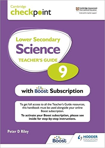 Cambridge Checkpoint Lower Secondary Science