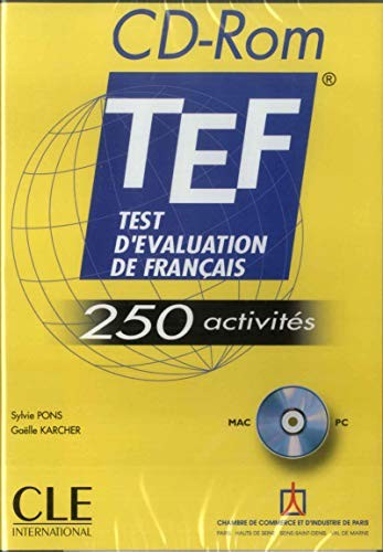 Cd-rom tef 250 activites - test d'evaluation de francais