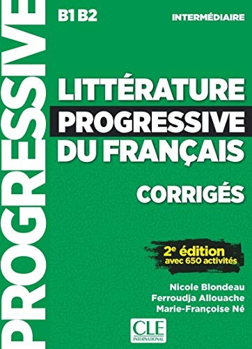 Littérature progressive du français Intermédiairecorrigés 2ed