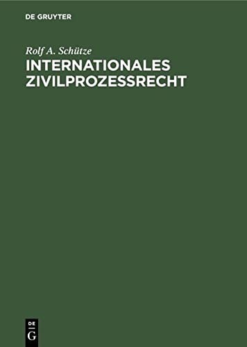 Internationales Zivilprozessrecht
