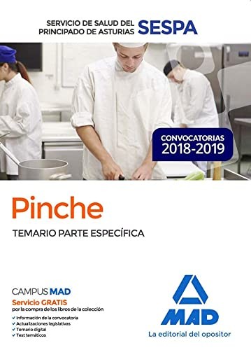 Pinche del Servicio de Salud del Principado de Asturias . Temario Parte Específica