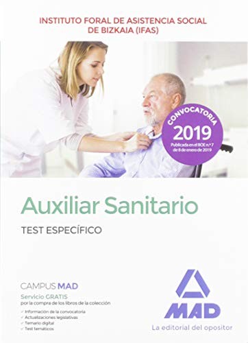 Auxiliar sanitario del Instituto Foral de Asistencia Social de Bizkaia . Test especifico