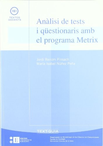 Anàlisi de tests i qüestionaris amb el programa metrix