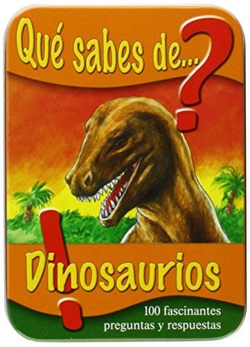 QUE SABES DE DINOSAURIOS - CAJA METALICA
