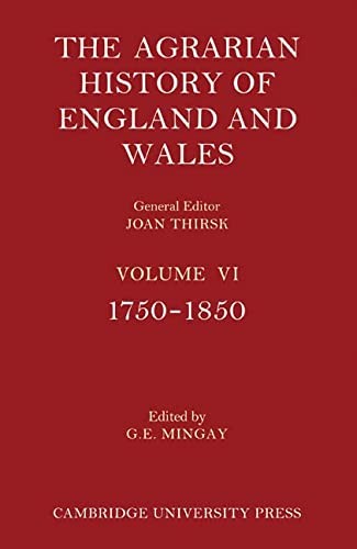 Agrarian History of England and Wales, 1750-1850