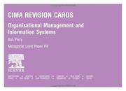 CIMA Revision Cards