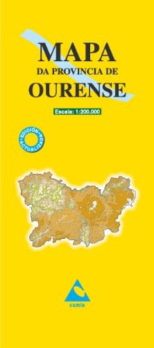 Mapa da provincia de Ourense