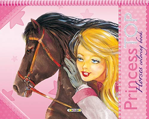 Princess top horses coloring book