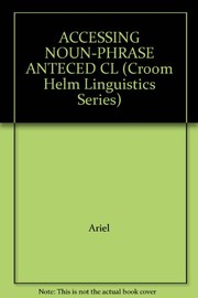 Accessing noun-phrase antecedents