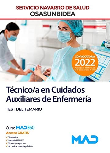 Técnico en Cuidados Auxiliares de Enfermería del Servicio Navarro de Salud-Osasunbidea. Test del tem