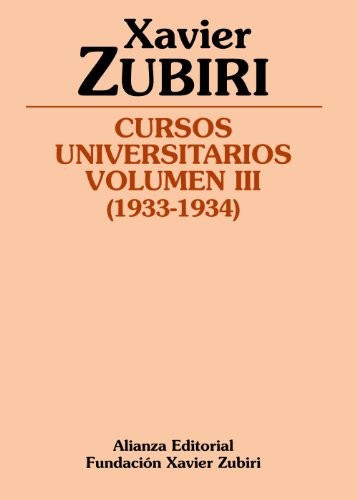 Cursos universitarios. Volumen III