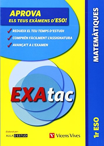 Exatac 1 Matematiques. Exercicis Per Aprovar Els