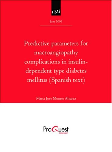 Predictive parameters for macroangiopathy complications in insulin-dependent type diabetes mellitus