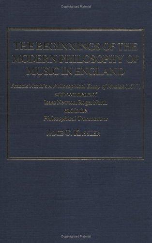 The Beginnings of Modern Philosophy of Music in England