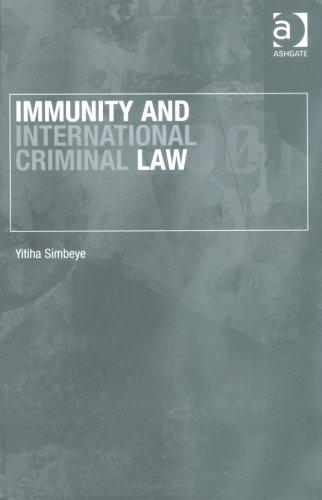 Immunity And International Criminal Law